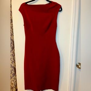 Zara dress wine colored fitted